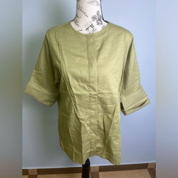 J.Crew Bib button-up shirt in herringbone twill NWT Size S - Picture 2 of 9